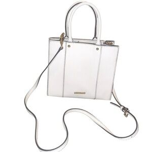 Rebecca Minkoff  White Mini Leather Crossbody